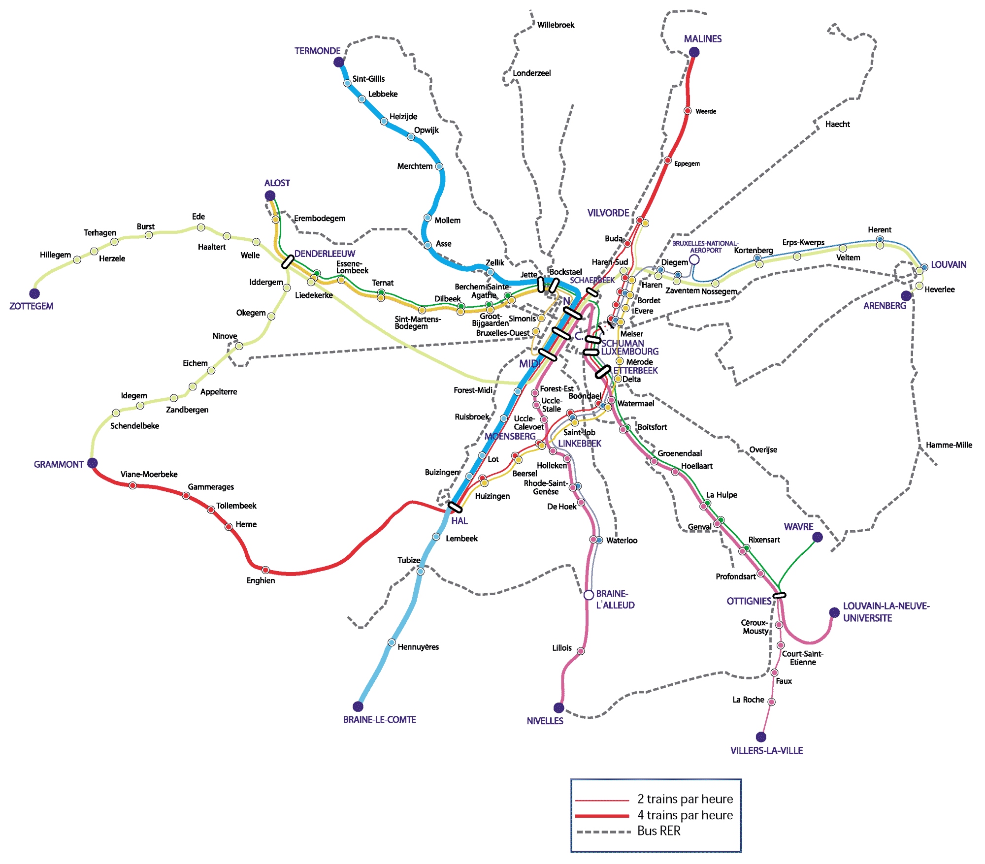 rer map